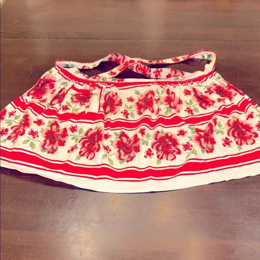 Vintage Floral Kitchen Apron